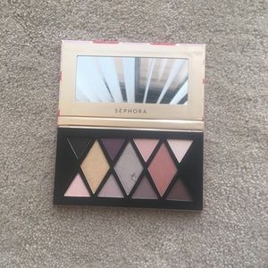 Sephora matte metallic eyeshadow palette